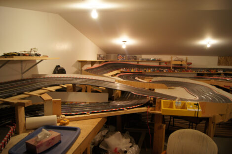 Carrera slot car track layout pictures