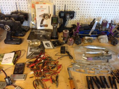 HPI Savage with lot of aluminium upgraded parts plus several controllers