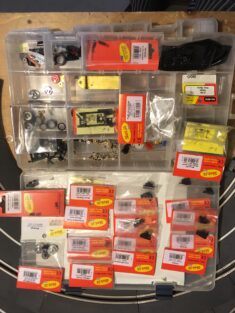 Slot car parts and accessories